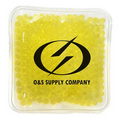 Square Yellow Hot/ Cold Pack with Gel Beads